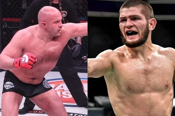 Fedor Emilanenko et Khabib Nurmagomedov, deux combattants de Sambo qui se sont illustrés en MMA